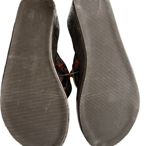 NWT - Montana West Flip Flops Brown and Orange Size 10 - Picture 10 of 10